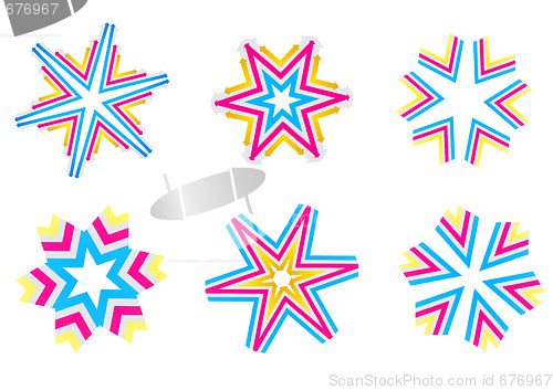 Image of star shapes 