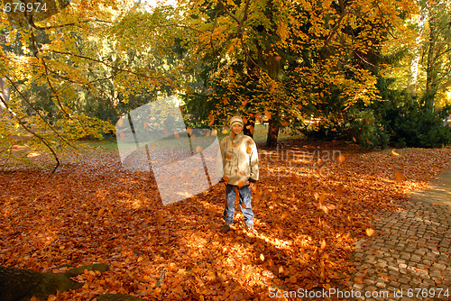 Image of teenboy in park