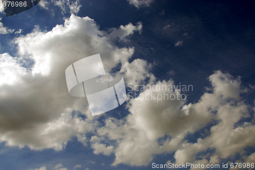 Image of clouds in the sky