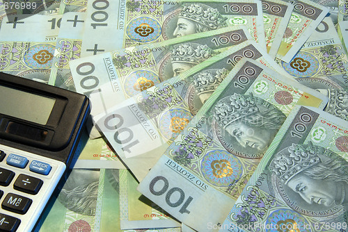Image of Money and calculator