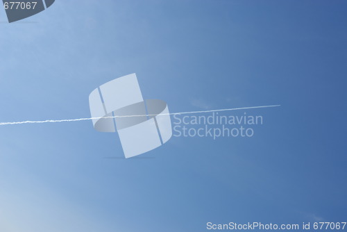 Image of Jet plane in the sky