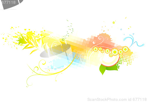 Image of funky abstract background 
