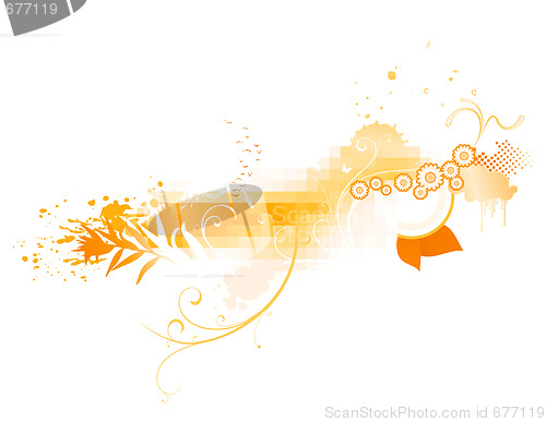 Image of funky abstract background