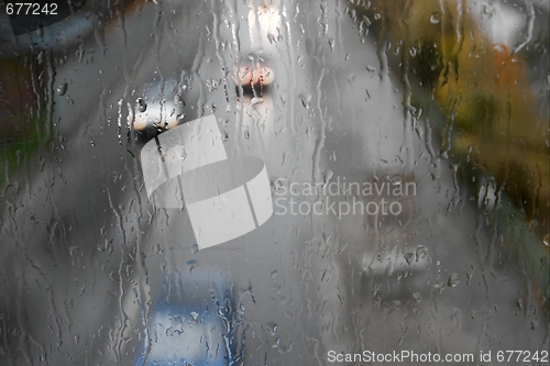 Image of Rainy road