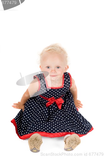 Image of Little girl in studio