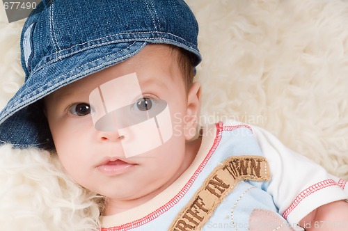 Image of Trendy newborn boy