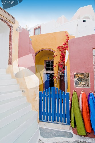 Image of Santorini beautiful buildings