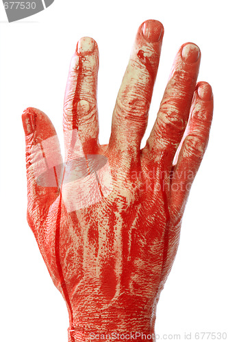 Image of Bloody hand