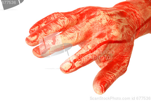 Image of Bloody hand