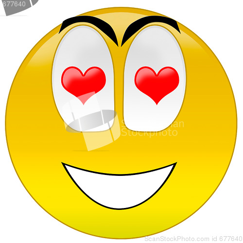 Image of Love smiley 