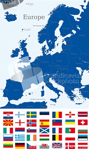 Image of Map of europe