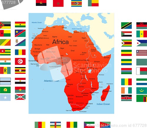 Image of Map of Africa