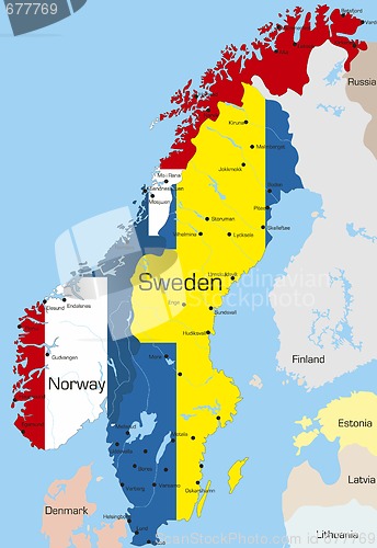 Image of Norway and Sweden