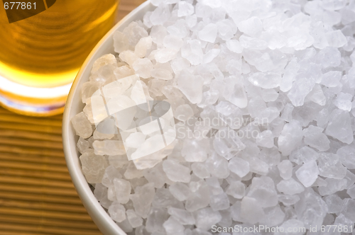 Image of bath salt and oil