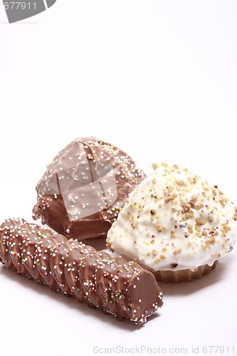 Image of Chocolate covered meringue confection