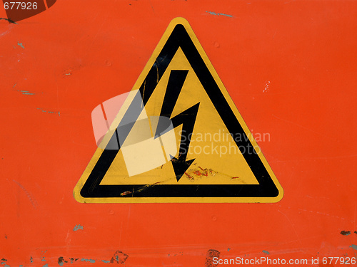 Image of Danger of death Electric shock