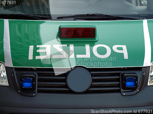 Image of German police car