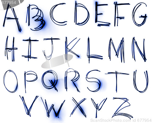 Image of Neon Alphabet set