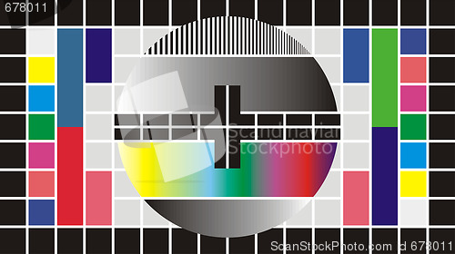 Image of Test Television Screen, 16-9