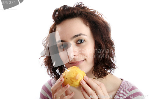 Image of Hungry woman
