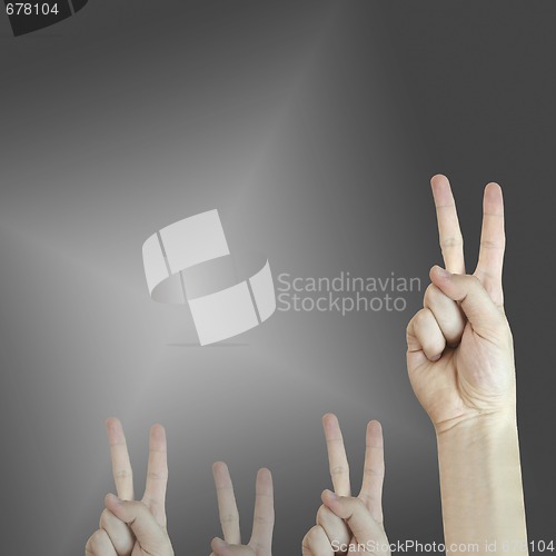 Image of Hand sign.