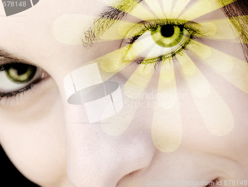Image of Beautiful happy woman.