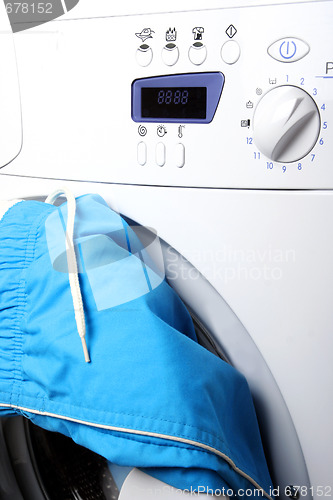 Image of Trousers and laundry.