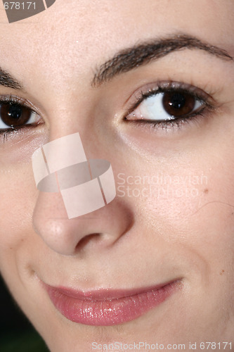 Image of Beautiful face of woman!