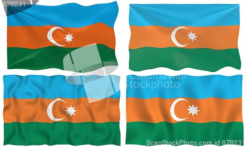 Image of Flag of aZerbaijan