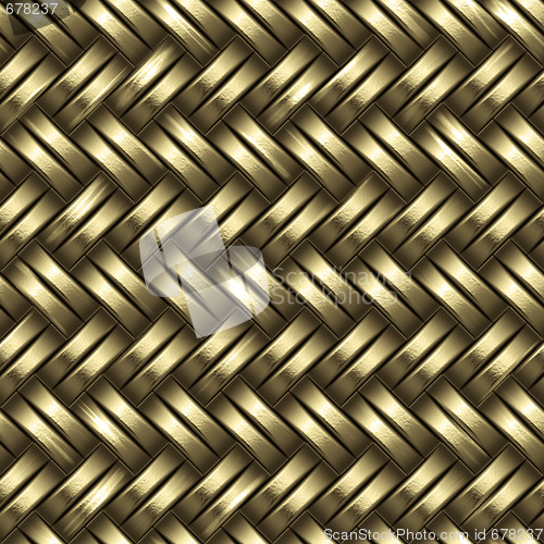 Image of woven gold background