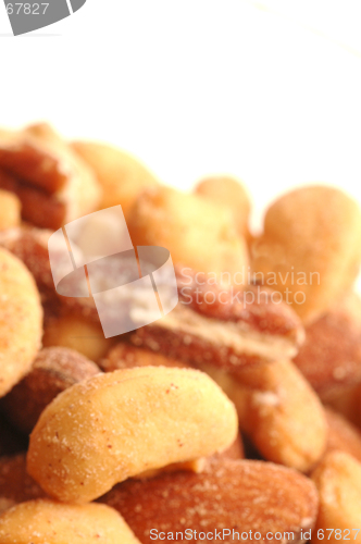 Image of mixed nuts background