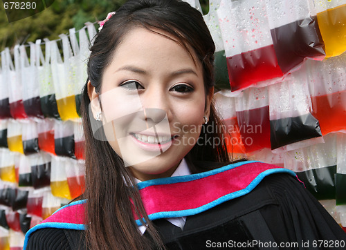 Image of Asian graduate.