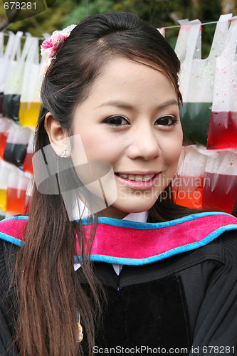 Image of Asian graduate.