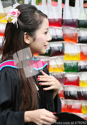 Image of Asian graduate.