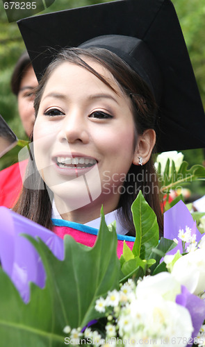 Image of Asian graduate.