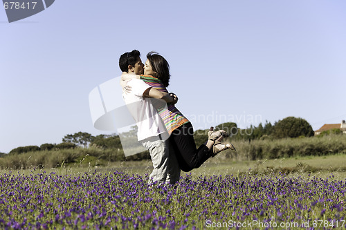 Image of Couple love in outdoor