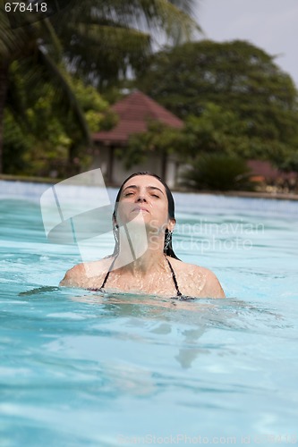 Image of Emerging at the pool