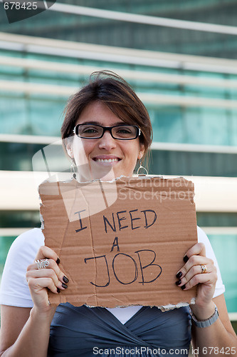 Image of Unemployed woman