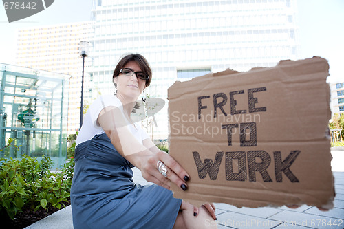 Image of Unemployed woman