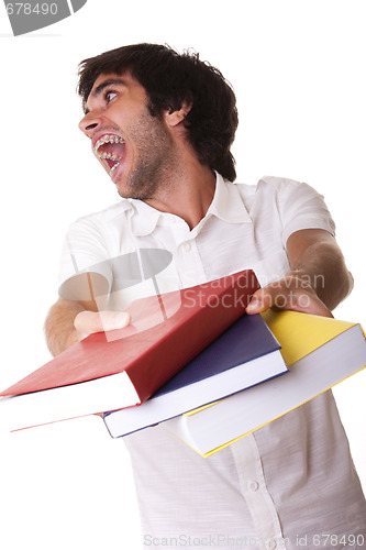 Image of Young student stress