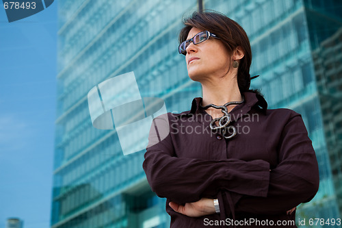 Image of Powerful businesswoman