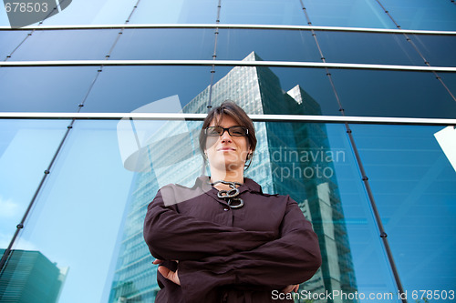 Image of Powerful businesswoman