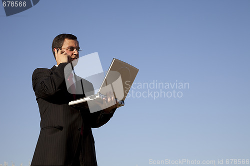 Image of Working outdoor