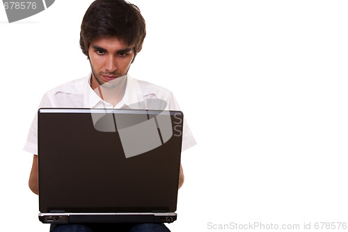 Image of men working with the laptop