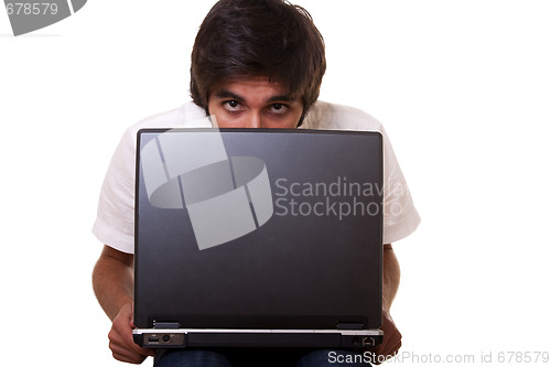 Image of men working with the laptop