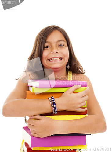 Image of young child going to school