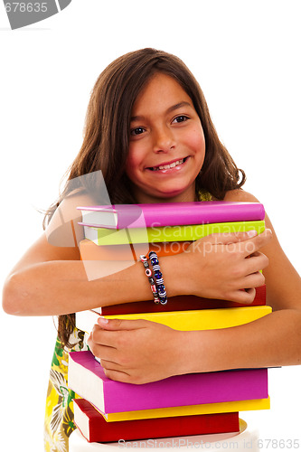 Image of young child going to school