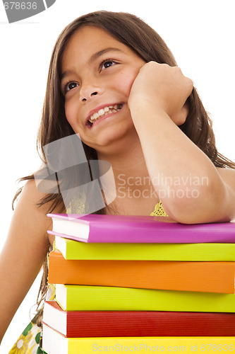 Image of young child going to school