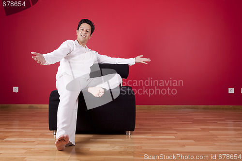 Image of Enjoying the new house