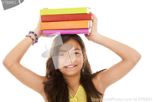 Image of young child going to school